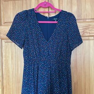 Madewell polka dot dress